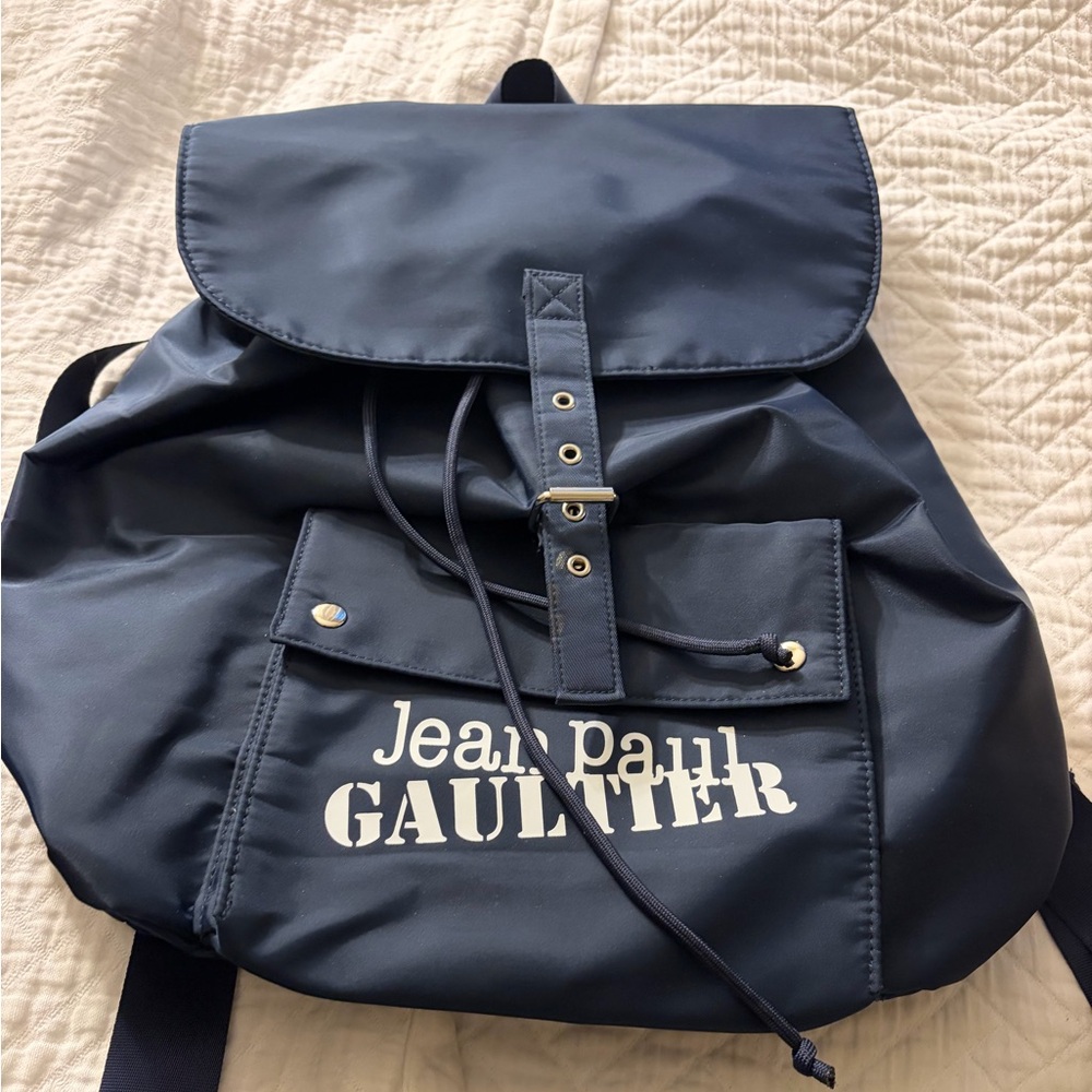 Jean Paul Gaultier Navy Backpack